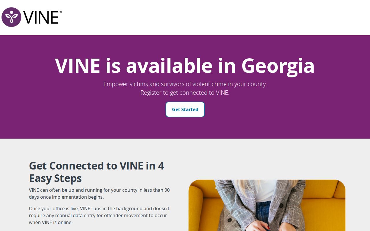 Georgia VINE inmate check and Morgan County release notification information