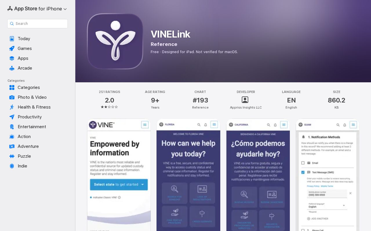 VINELink mobile app for Morgan County inmate release and transfer alerts
